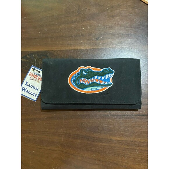 New Florida Gators Black Wallet Embroidered Team Logo NWT Official Collegiate - Picture 1 of 11